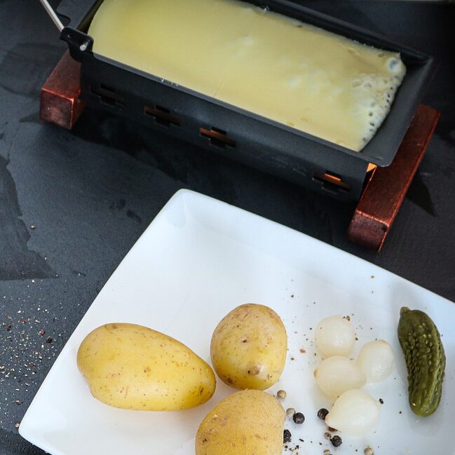 Catering: Raclette on the rhine